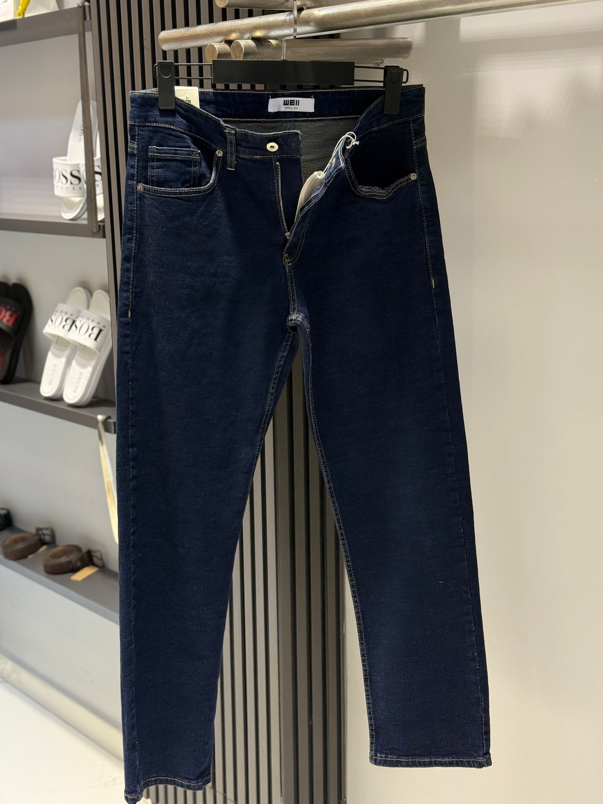 Lacivert Slim Fit Jean
