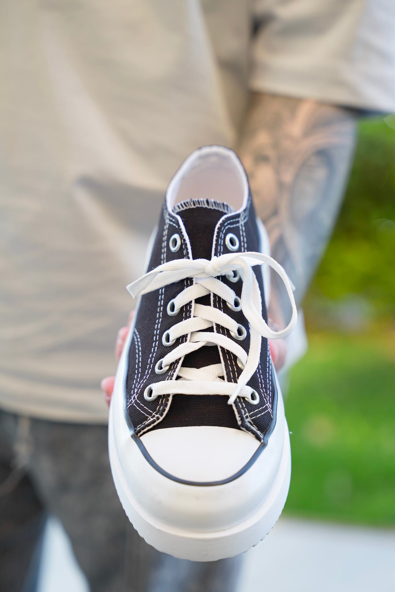 Siyah Kanvas Sneaker