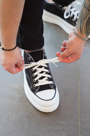 Siyah Kanvas Sneaker