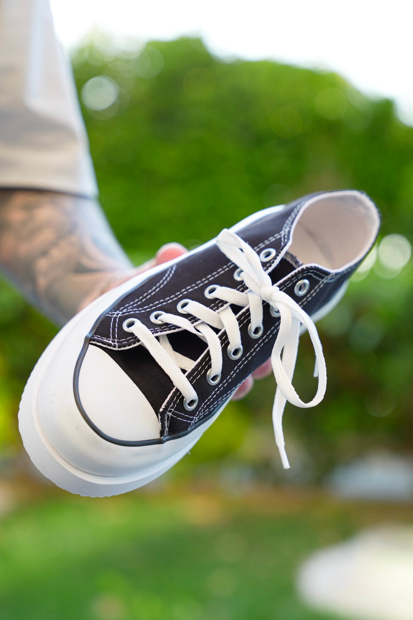 Siyah Kanvas Sneaker