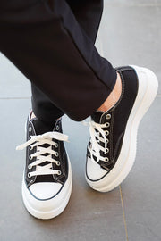Siyah Kanvas Sneaker